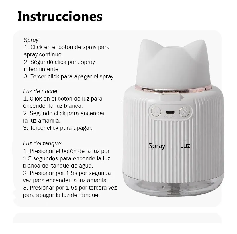 humidificador gato 7